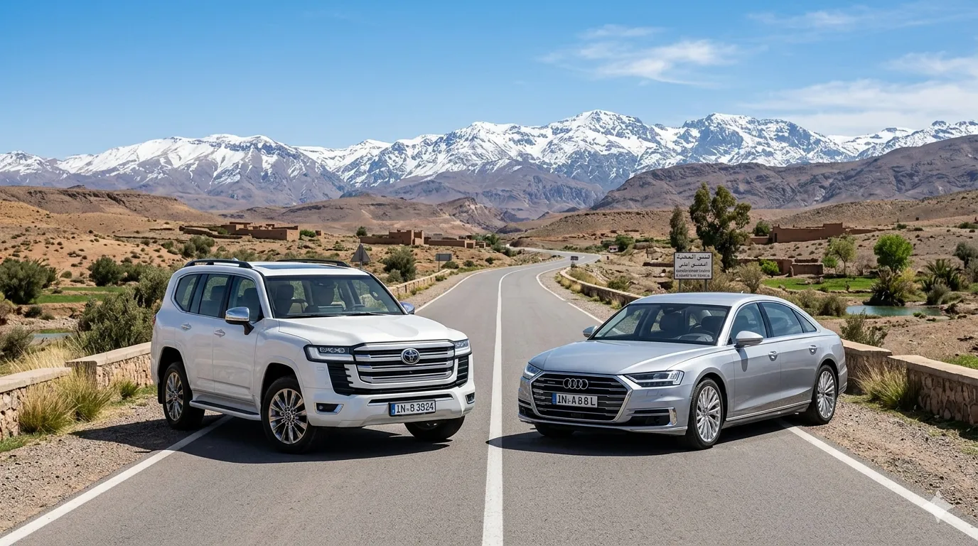 SUV ou berline pour votre location à Agadir : comment choisir selon votre itinéraire